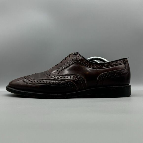Allen Edmonds Cambridge Wingtip Dress Shoes Size 9.5 Men\'s Brown Formal Brogue main image 11